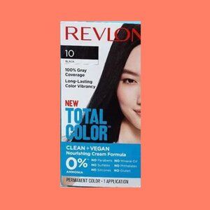 NEW Revlon Total Color 10 Black Clean +Vegan